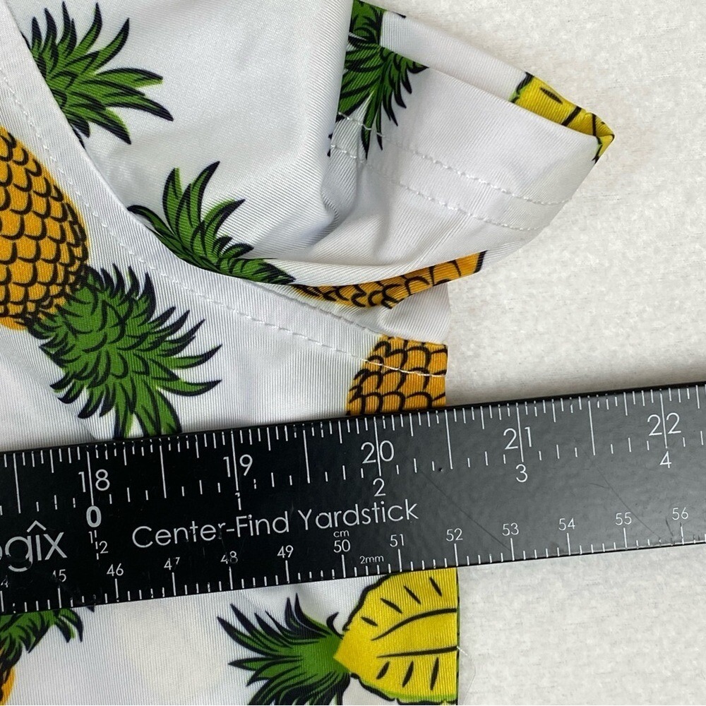 NEW Grunk Dolfer Birdies For Babies Kids Large White Pineapple Golf Polo Shirt - Picture 10 of 11